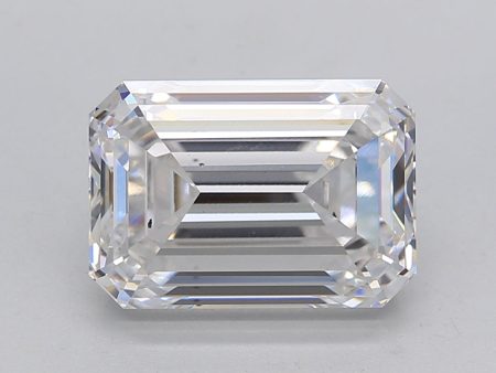 4.10 Carat Emerald Cut Lab-Created Diamond For Discount