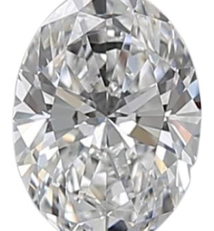 0.54 Carat D VVS2 Oval Natural Diamond Online now