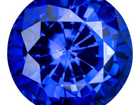 MD Fixed Round Cut Pendant 2.7ct (8mm) - Blue Sapphire Online now