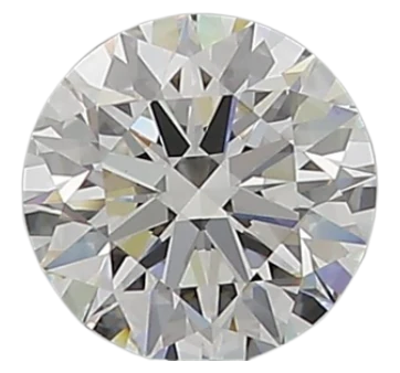 0.72 Carat E VVS1 Round Natural Diamond For Discount