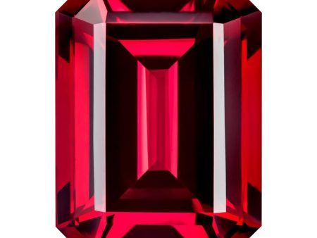 MD Fixed Emerald Cut Pendant 3.25ct (9x7mm) - Ruby Fashion