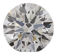 0.28 Carat E VS1 Round Natural Diamond on Sale