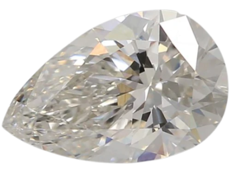 0.74 Carat H VVS2 Pear Lab Diamond on Sale