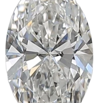 0.7 Carat G VS1 Oval Natural Diamond For Sale