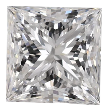 1.38 Carat E VS1 Princess Lab Diamond For Cheap