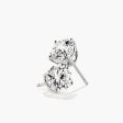 Round Cut Basket Stud Earrings - 1.28ctw Lab Grown Diamonds (RTS) Online