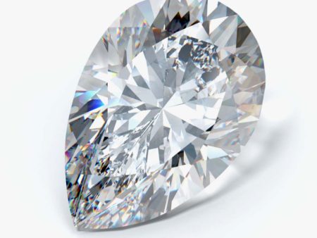 0.32 Carat Pear Cut Lab Created Diamond For Discount