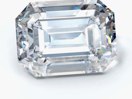 MD Fixed Emerald Cut Pendant 0.75ct (6.5x4.5mm) - Lab Grown Diamond Hot on Sale