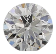 0.3 Carat E VS2 Round Natural Diamond For Discount