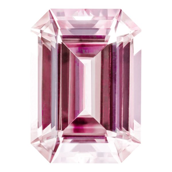 MD Fixed Emerald Cut Pendant 1.28ct (7x5mm) - Pink Champagne Sapphire Supply