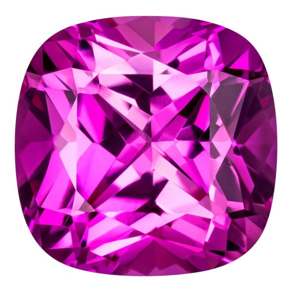 MD Fixed Cushion Cut Pendant 2.4ct (7mm) - Pink Sapphire Sale