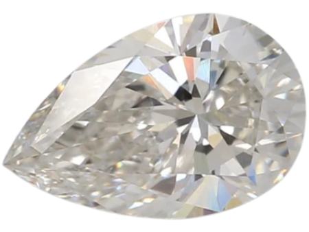 0.75 Carat H VVS2 Pear Lab Diamond For Discount