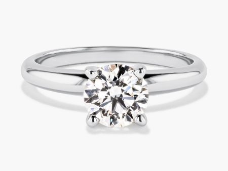 Traditional Solitaire Engagement Ring - 1.06ct Round Cut Lab Grown Diamond (RTS) Sale