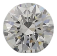 0.31 Carat F SI1 Round Natural Diamond For Sale