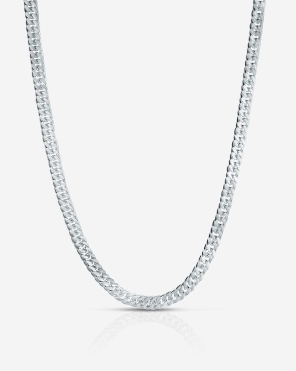 Sterling Silver - Jumbo Curb Chain Necklace Cheap